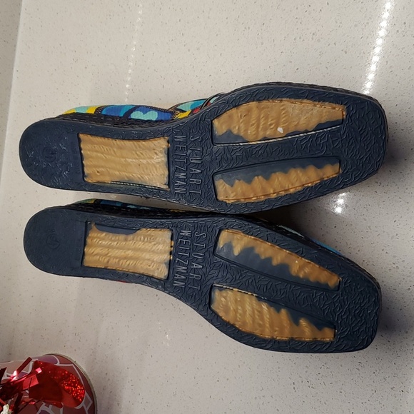 NWOT STUART WEITZMAN colorful loafers (sz 9.5) - Picture 7 of 8